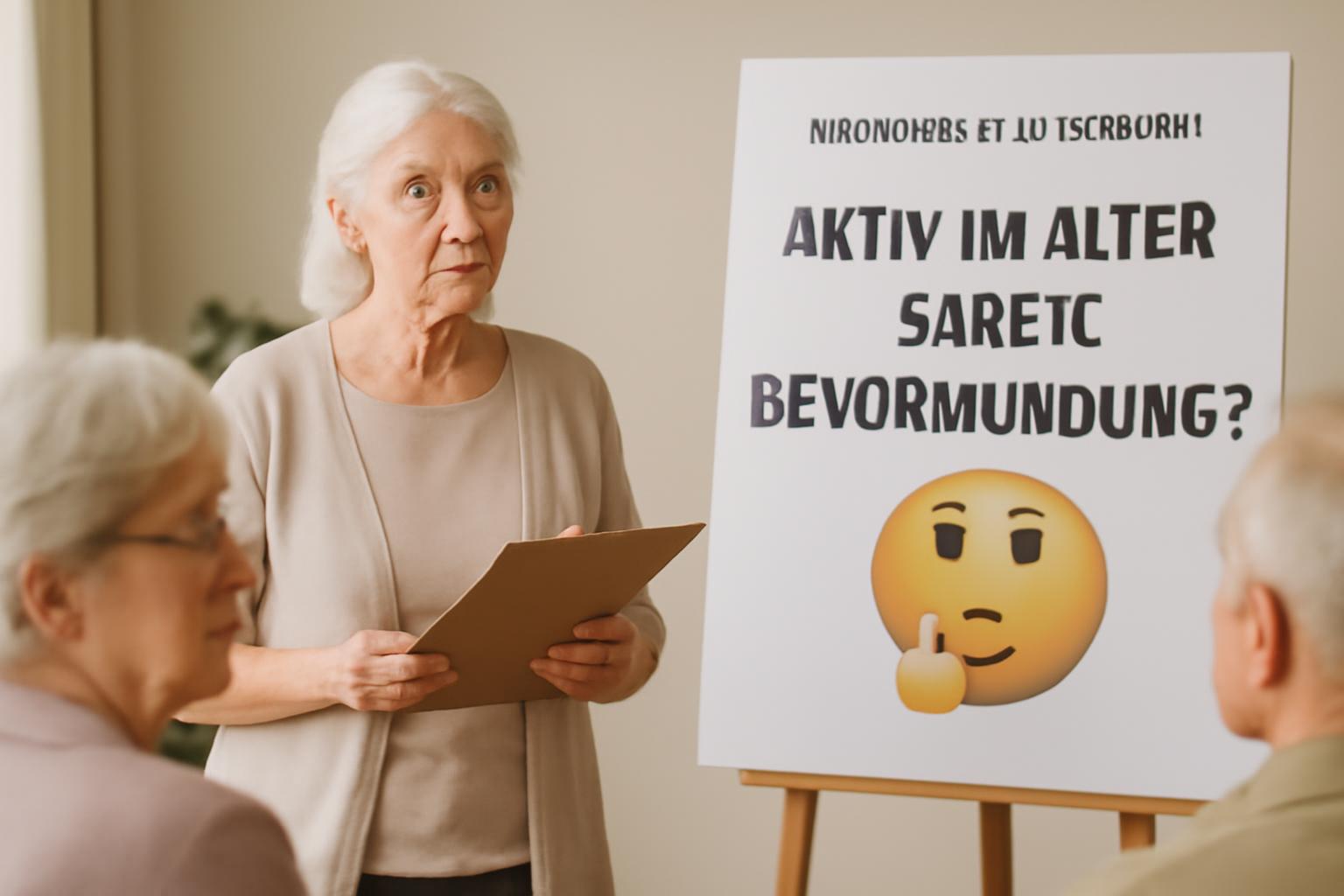 Infoabend für Senioren: Aktiv im Alter oder sanfte Bevormundung? 👵🏼🤔📋