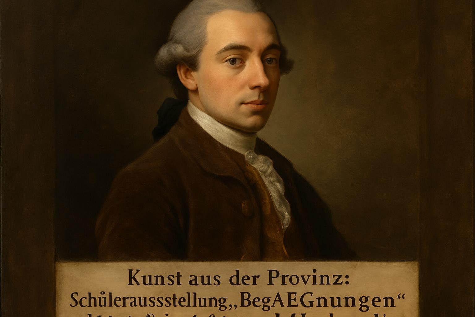 Kunst aus der Provinz: Schülerausstellung „BegAEGnungen“ bringt Kreativität nach Hochstadt 🎨🏫