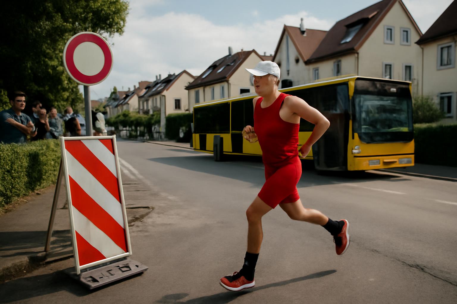 Ironman in Maintal: Kollektivinteresse schlägt Bürgerrechte 🚧🏃‍♂️🚌