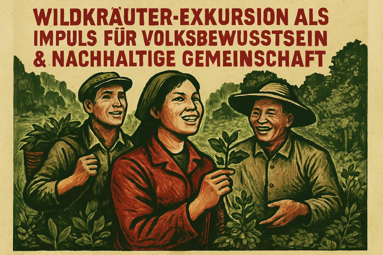 Wildkräuter-Exkursion als Impuls für Volksbewusstsein & nachhaltige Gemeinschaft 🌱🤝🌳