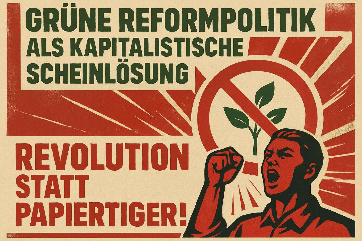 Grüne Reformpolitik als kapitalistische Scheinlösung – Revolution statt Papiertiger! 🌱🛑✊