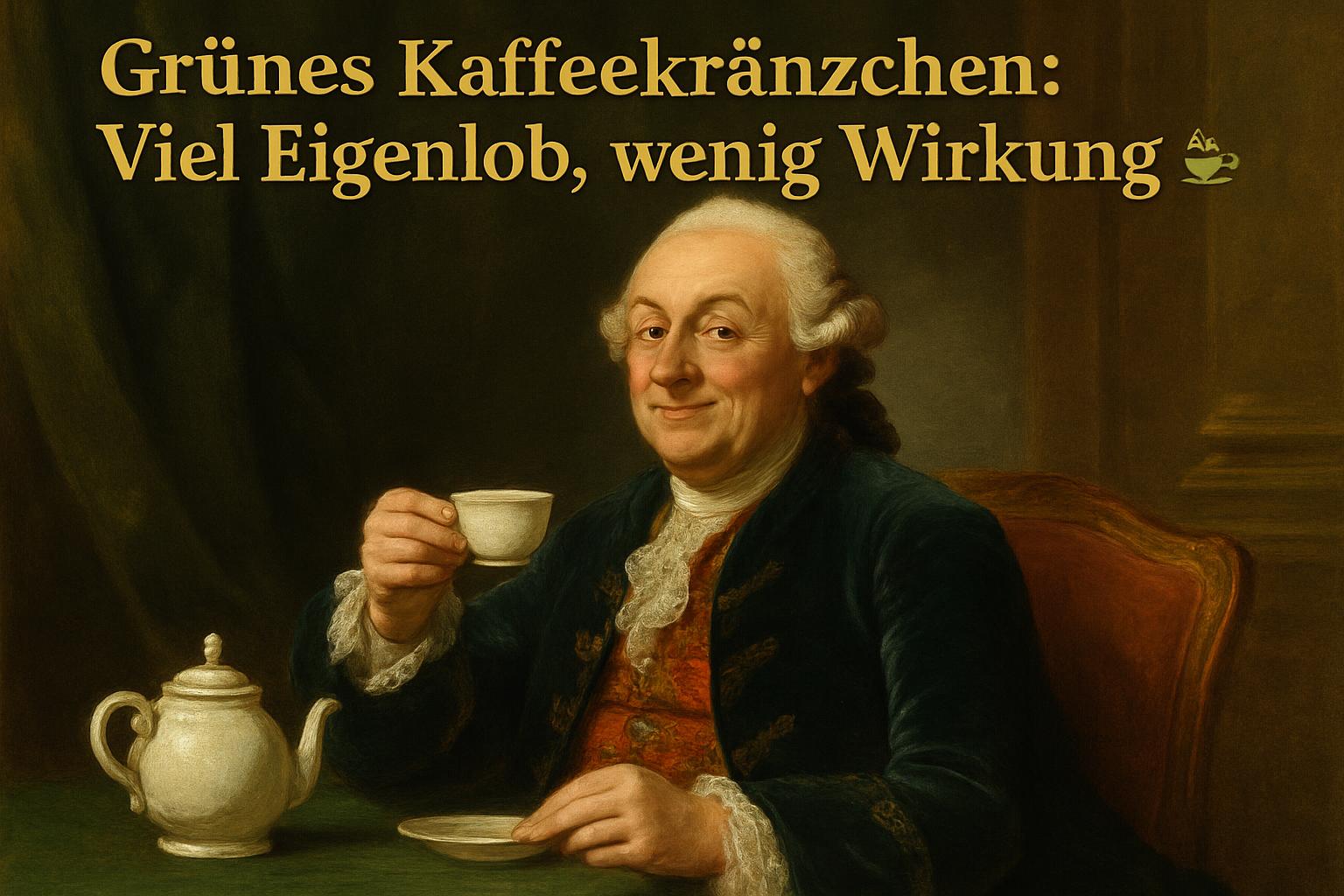 Grünes Kaffeekränzchen: Viel Eigenlob, wenig Wirkung ☕🌱