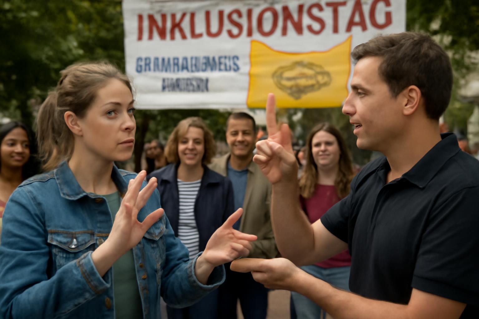 Inklusionstag: Gebärdensprache erleben & Zivilgesellschaft stärken 🤝👐
