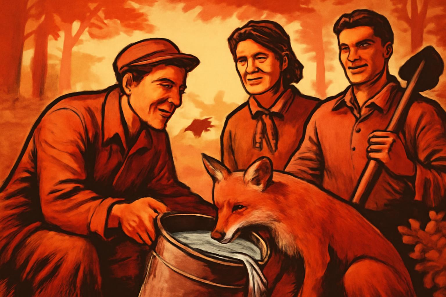 Solidarische Wasserversorgung für Wildtiere: Gemeinwohl statt Egoismus im Maintaler Wald 🦊🐝💧