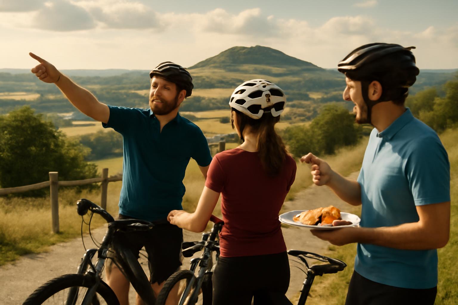 Geführte E-Bike-Tour: 60 km Freizeitabenteuer mit Mittagessen am Glauberg 🚴‍♂️🍝🌄