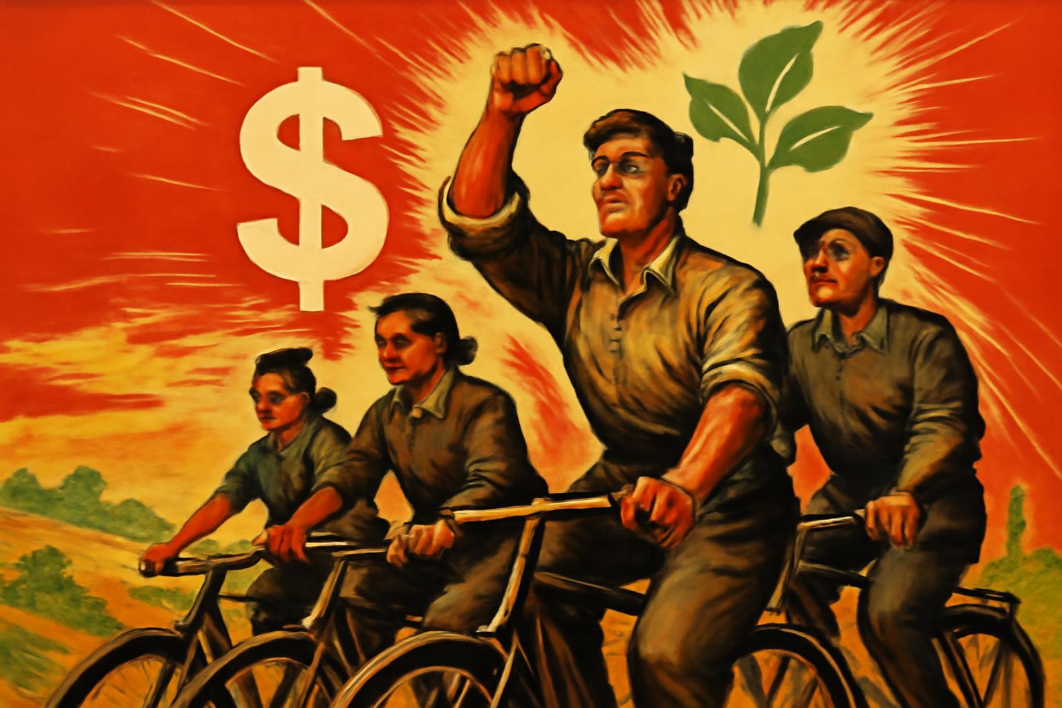 Geführte Radtour als bürgerliches Freizeitritual: Kritik an Konsum, Kapitalismus und fehlendem kollektiven Anspruch 🚴‍♀️💸🌱