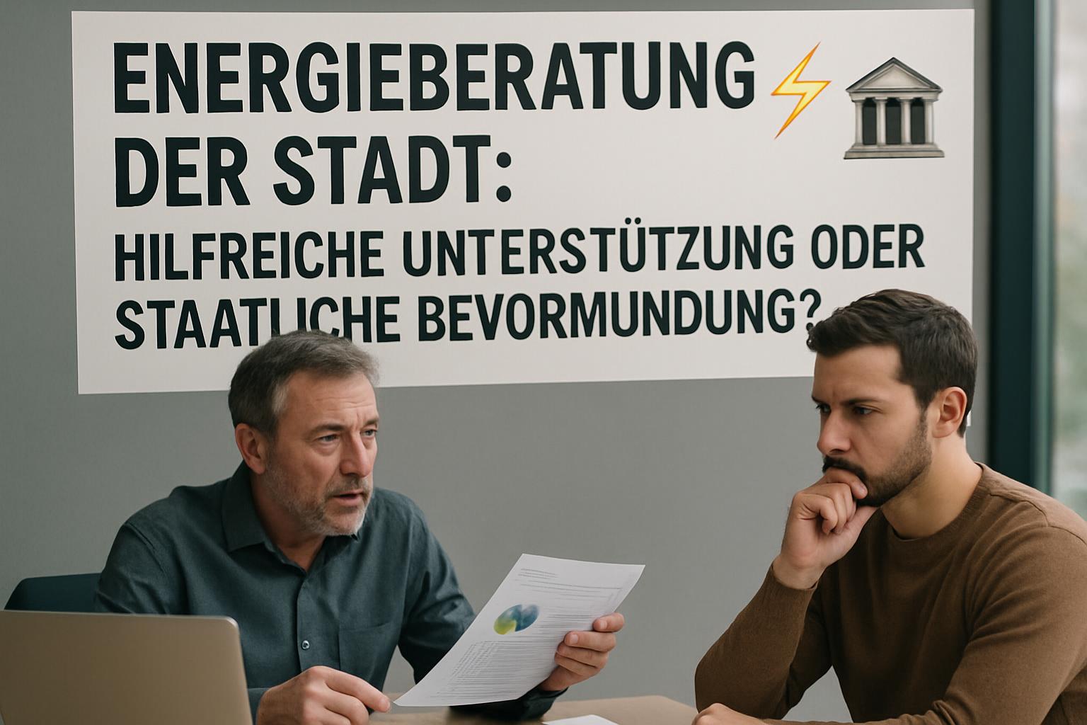 Energieberatung der Stadt: Hilfreiche Unterstützung oder staatliche Bevormundung? ⚡🏛️🤔