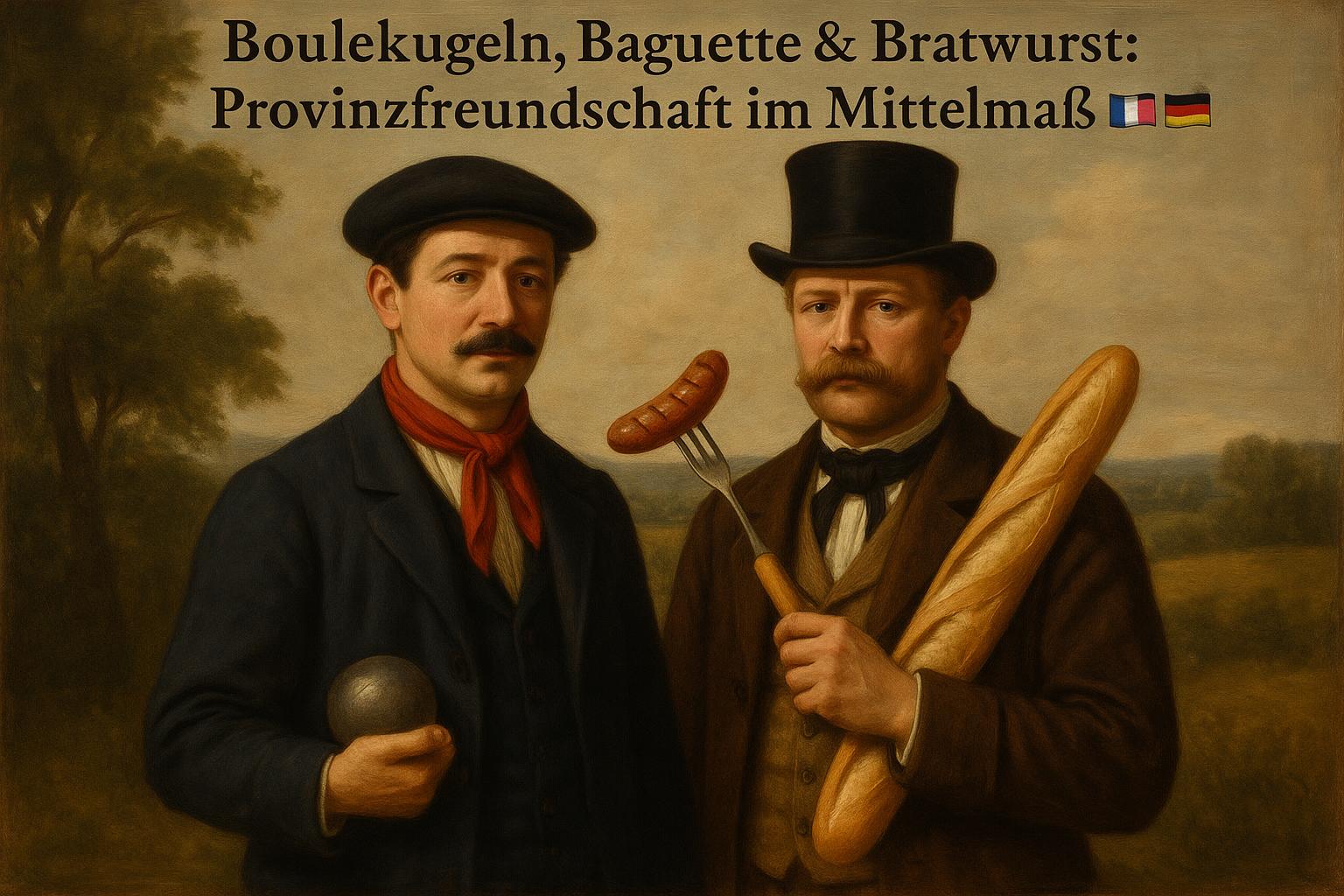 Boulekugeln, Baguette & Bratwurst: Provinzfreundschaft im Mittelmaß 🇫🇷🤝🇩🇪