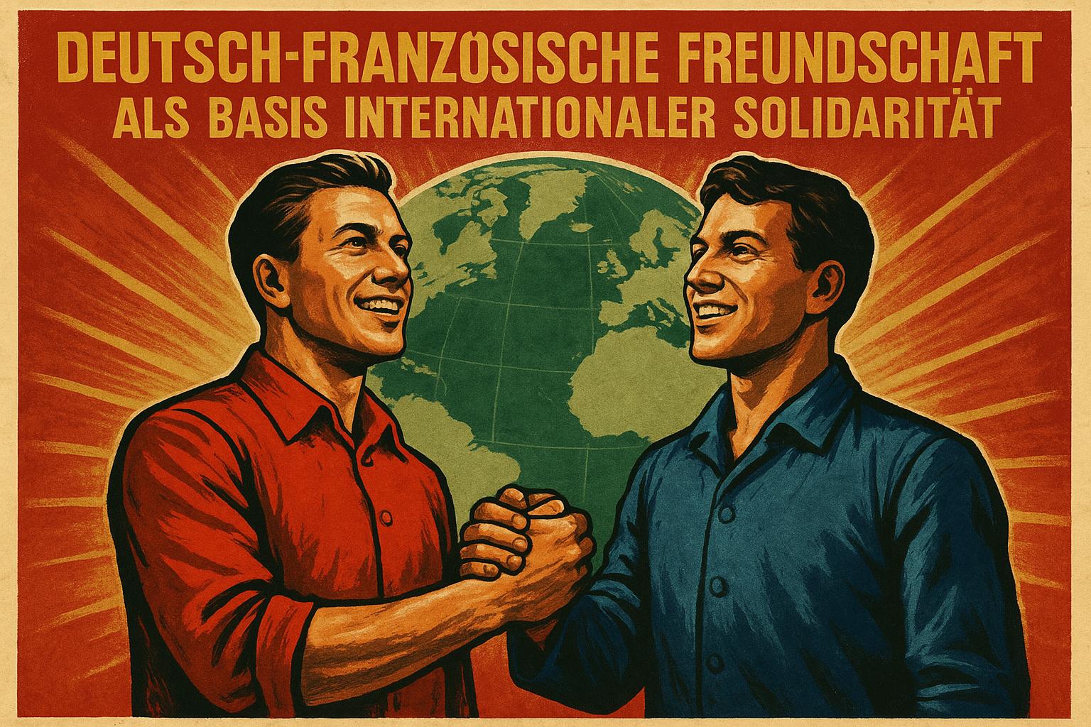 Deutsch-französische Freundschaft als Basis internationaler Solidarität 🤝🌍