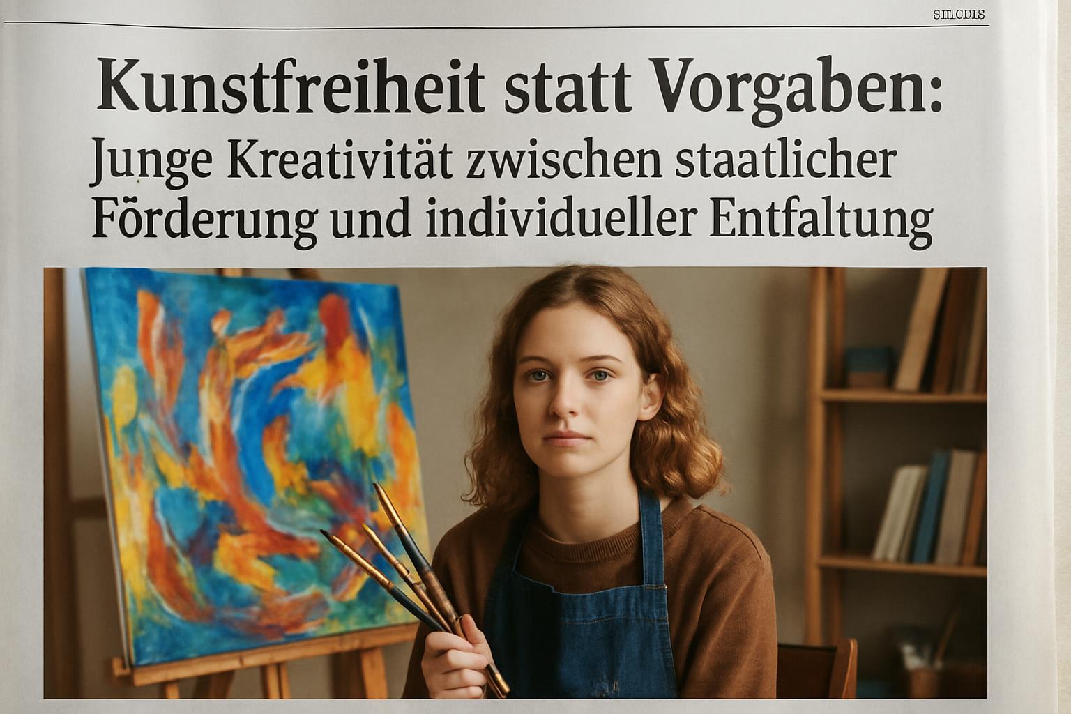 Kunstfreiheit statt Vorgaben: Junge Kreativität zwischen staatlicher Förderung und individueller Entfaltung 🎨🧩✨