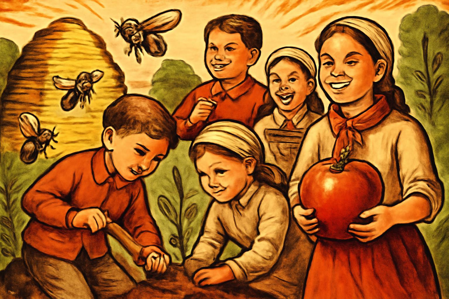 Solidarisch wie die Bienen: Wurzelkinder lernen kollektiven Fleiß und Naturverbundenheit 🐝🌱🍎