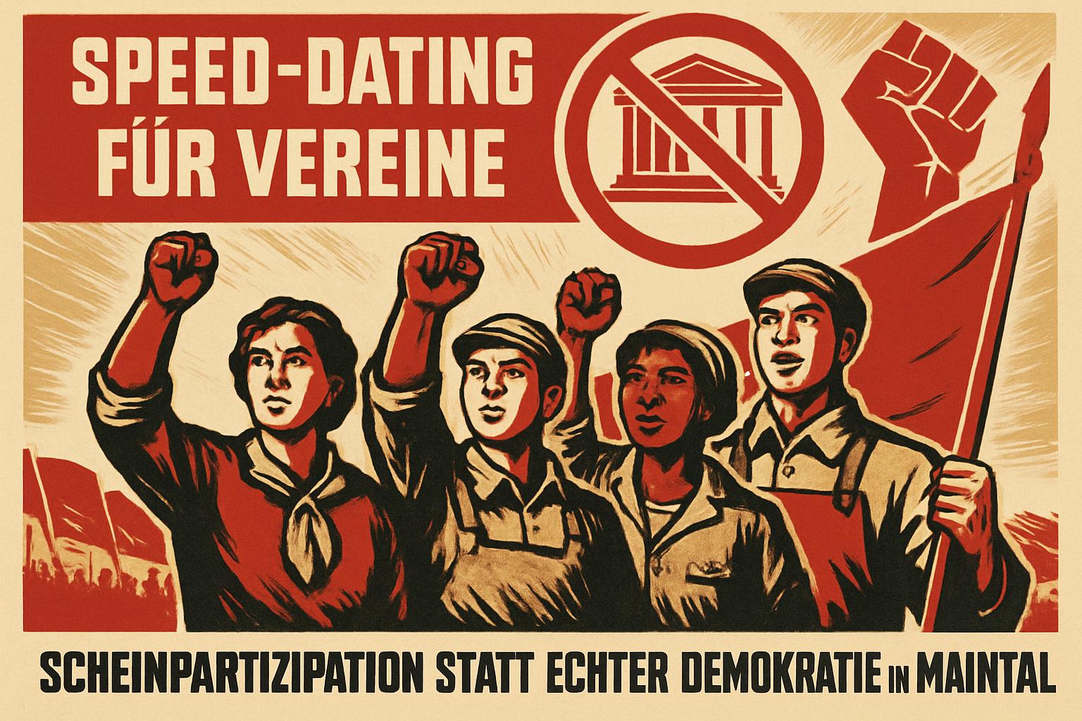 Speed-Dating für Vereine: Scheinpartizipation statt echter Demokratie in Maintal 🏛️🚫✊