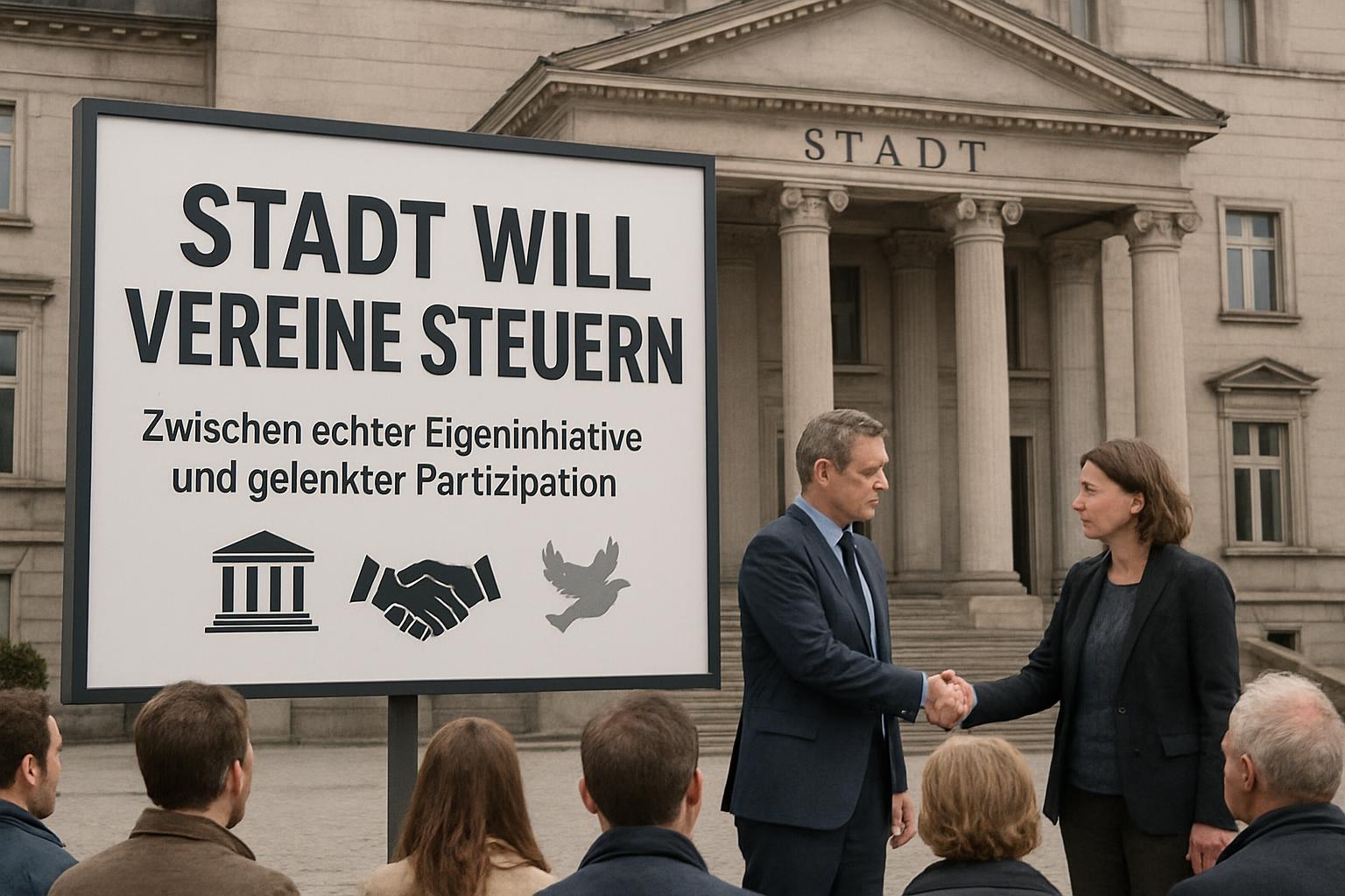 Stadt will Vereine steuern: Zwischen echter Eigeninitiative und gelenkter Partizipation 🏛️🤝🕊️