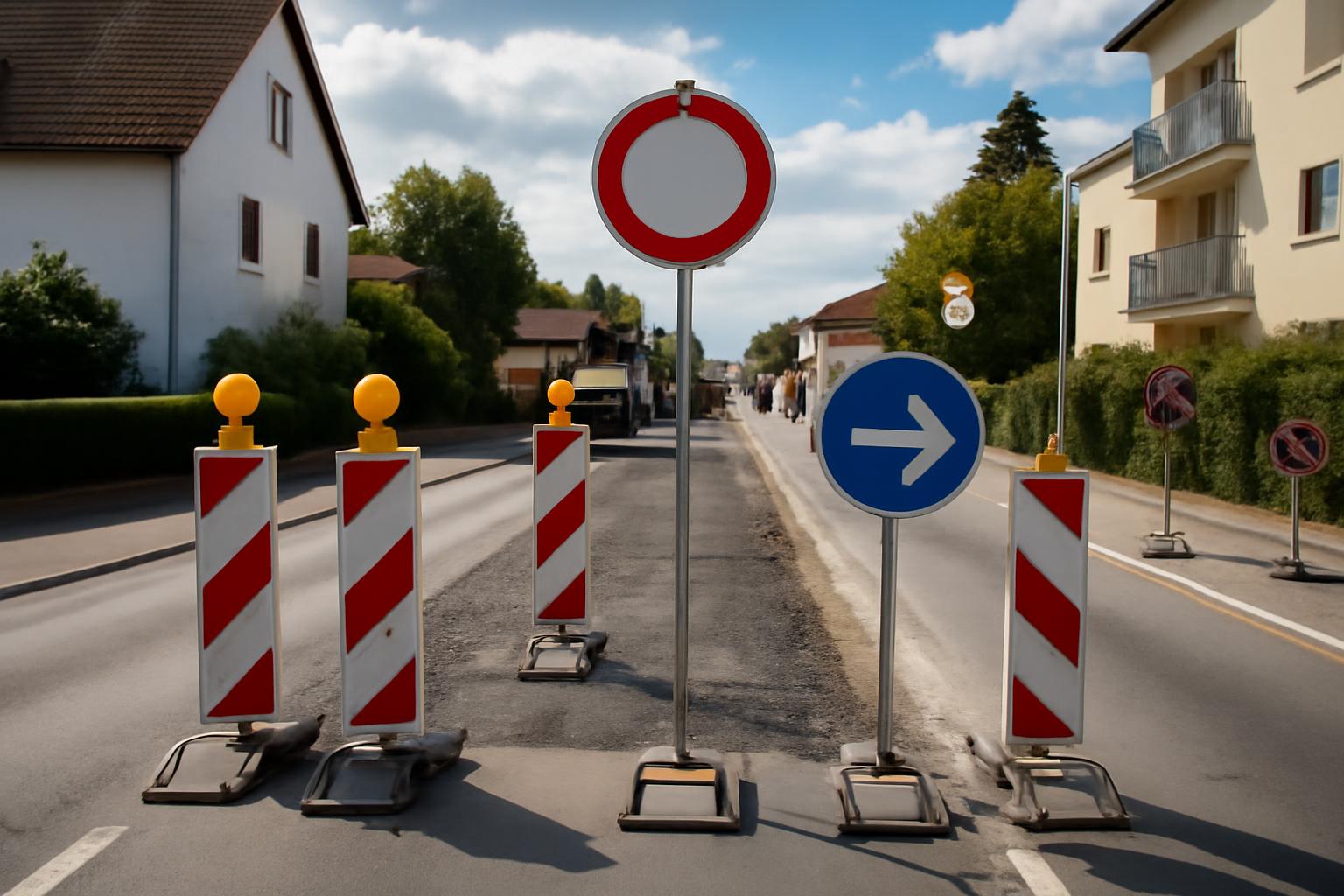 Halbseitige Sperrung Am Kreuzstein 1 in Maintal: Einbahn, Umleitungen, Busverkehr bleibt 🚧🚌🗺️