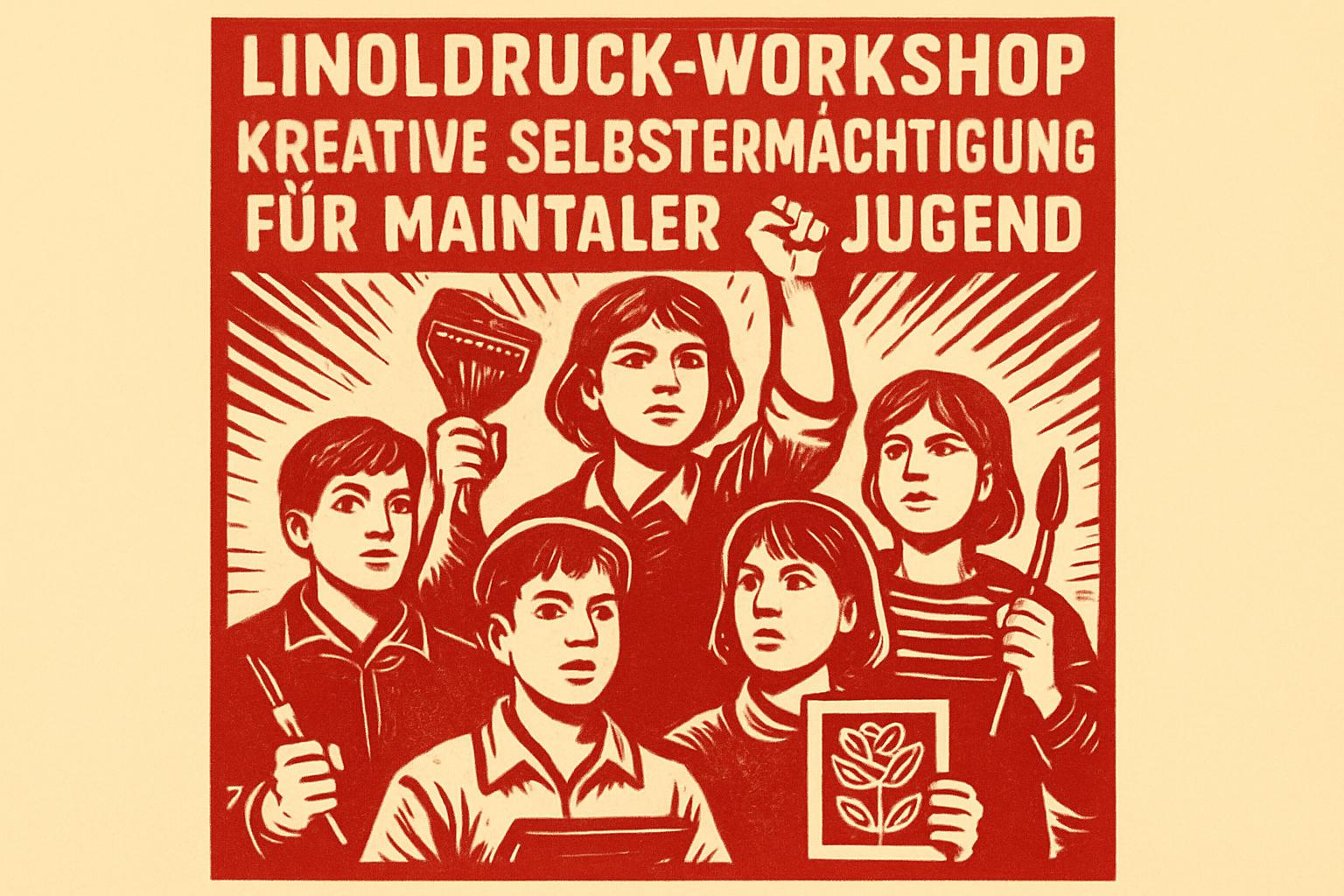 Linoldruck-Workshop: Kreative Selbstermächtigung für Maintaler Jugend ✊🎨🖼️