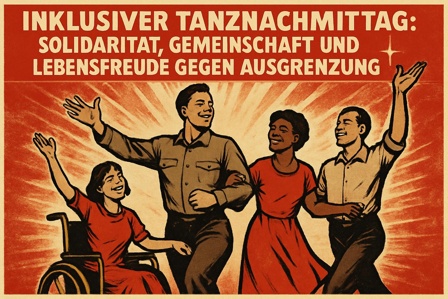 Inklusiver Tanznachmittag: Solidarität, Gemeinschaft und Lebensfreude gegen Ausgrenzung 💃🕺✨