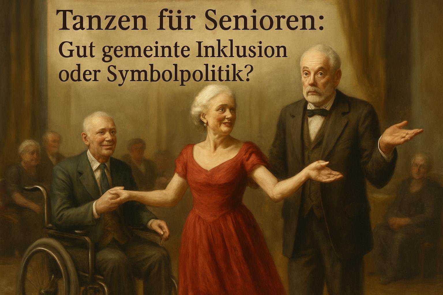Tanzen für Senioren: Gut gemeinte Inklusion oder Symbolpolitik? 💃🦽🤷‍♂️