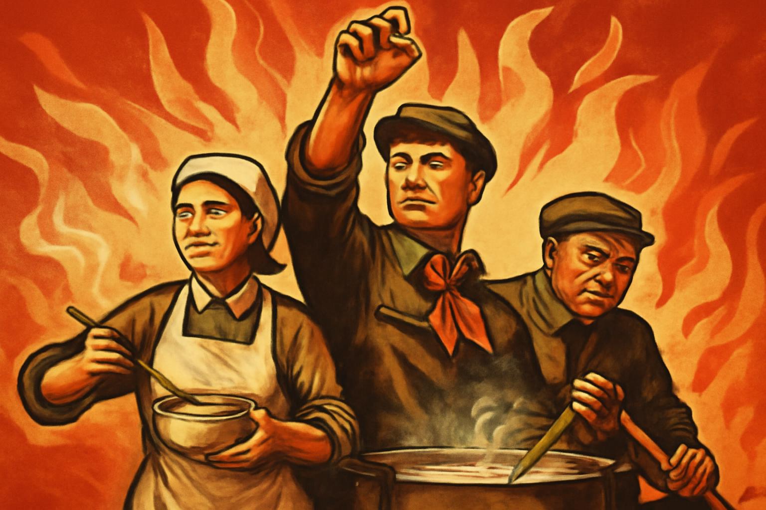 Suppenfest statt Systemwandel: Bürgerliche Mildtätigkeit als Ersatz für echte Solidarität 🍲✊🔥