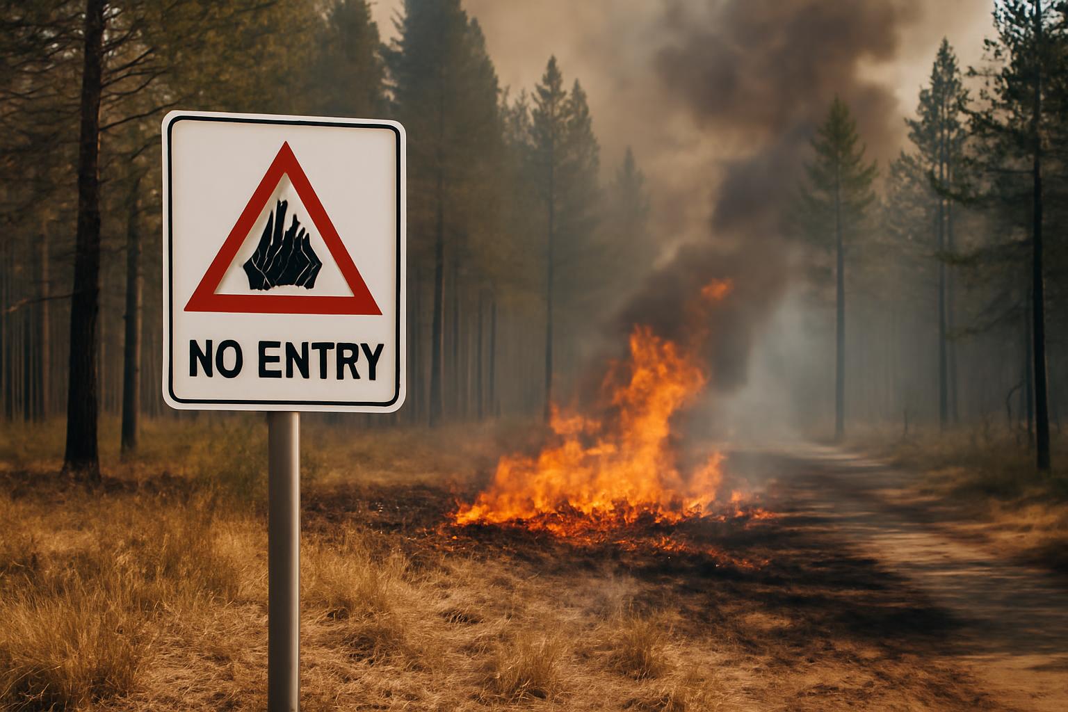 Trockenheit erhöht Waldbrandgefahr – Offenes Feuer verboten; dezentrale Wissensnutzung statt dauerhafter Verbote 🔥⚠️🌳