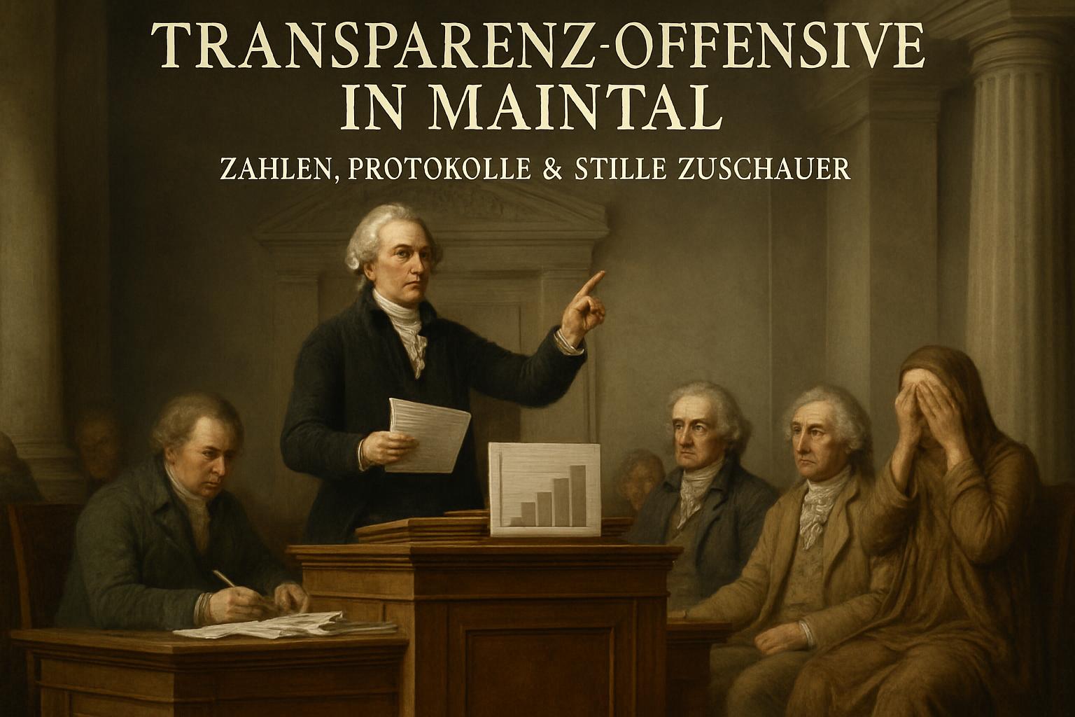 Transparenz-Offensive in Maintal: Zahlen, Protokolle & stille Zuschauer 📊🏛️🙈