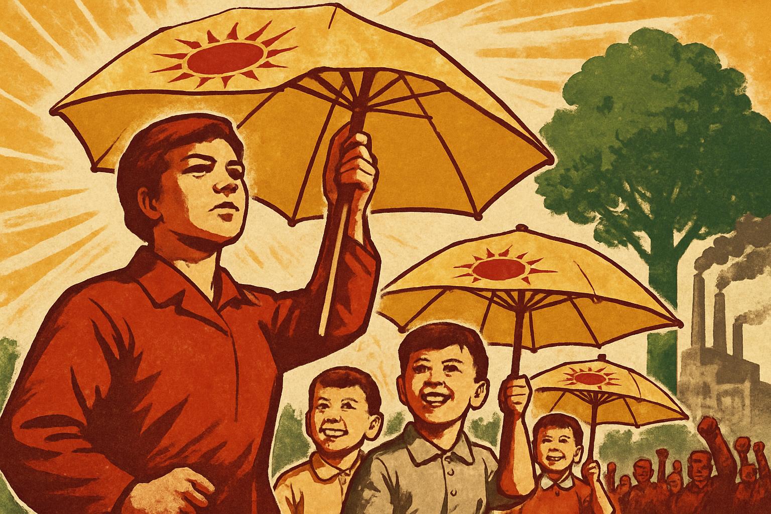 Sonnenschirme für Kinder: Maintal schützt vor Hitze – und klagt den Klimakapitalismus an ☀️🛡️🌳