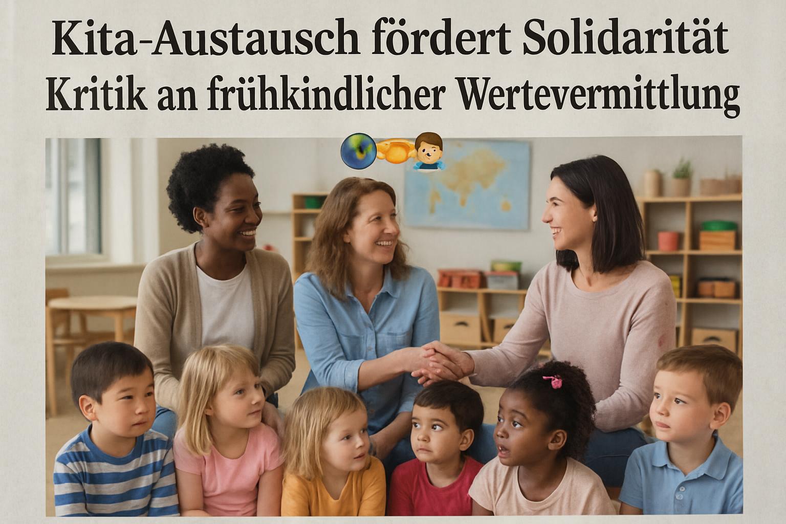 Kita-Austausch fördert Solidarität, Kritik an frühkindlicher Wertevermittlung 🌍🤝🧒
