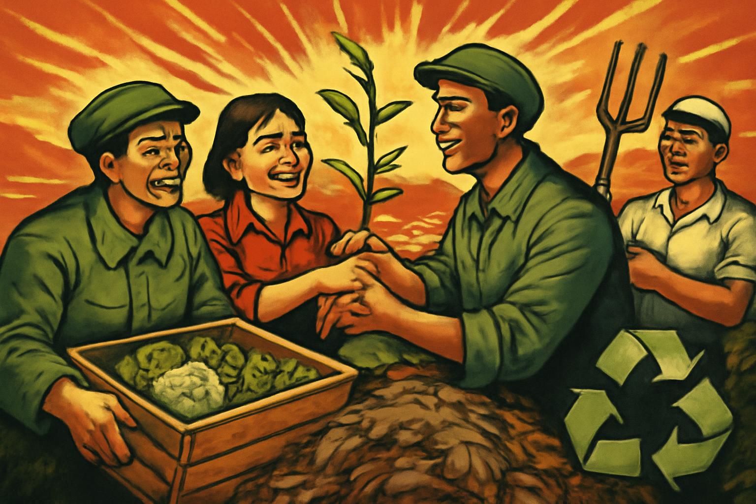 25 Jahre sozialistische Kompostierung: Kollektiver Umweltschutz statt Profitstreben ♻️🌱🤝