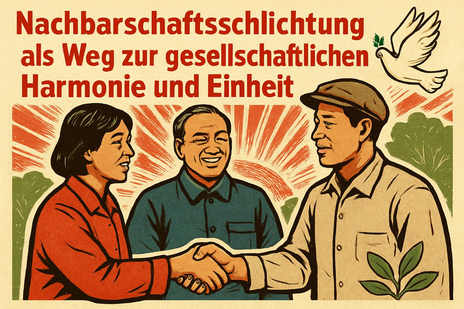 Nachbarschaftsschlichtung als Weg zur gesellschaftlichen Harmonie und Einheit 🕊️🤝🌱