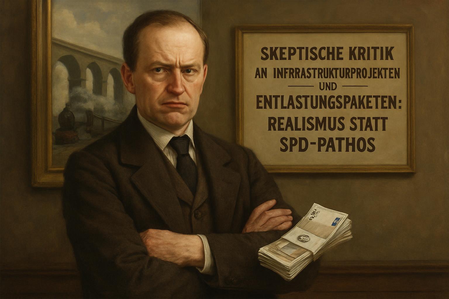Skeptische Kritik an Infrastrukturprojekten und Entlastungspaketen: Realismus statt SPD-Pathos 🚆💶